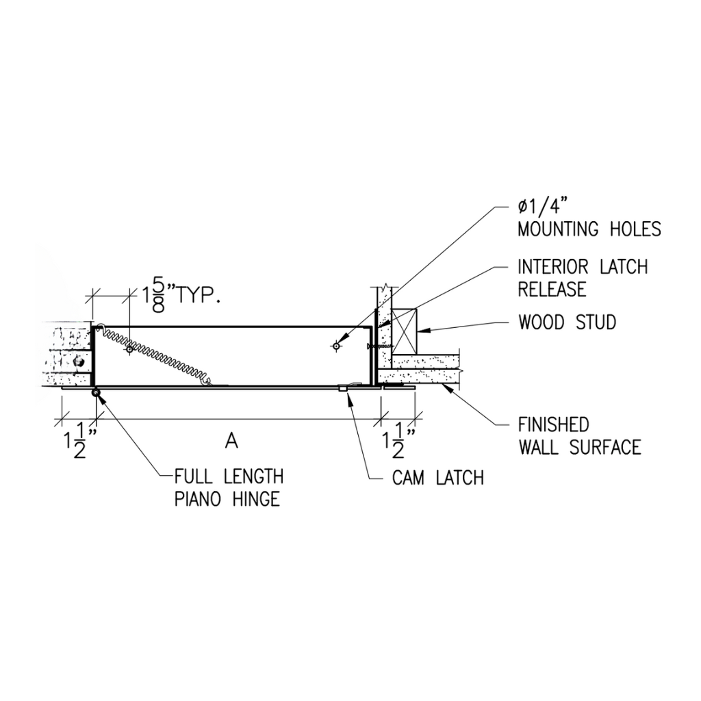 Byson Steel Access Panels - ULC Fire Rated, Wall only
