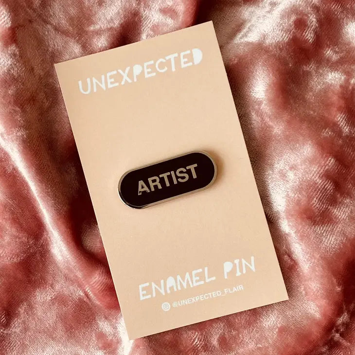 Unexpected Flair - Artist Enamel Pin - Art Noise