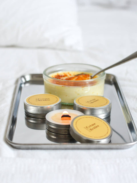 Mini Scented Soy Candle -  Crème Brûlée