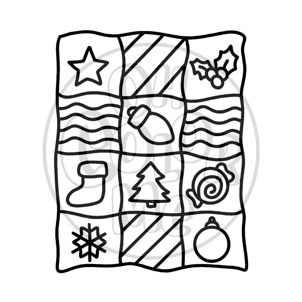 Mini Coloring Book - Canadiana Christmas