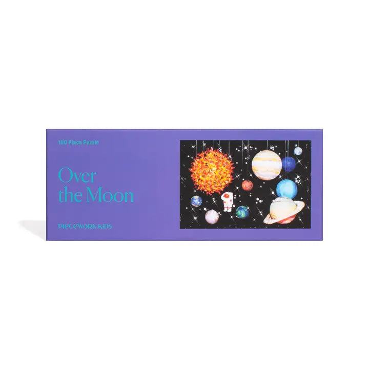 Piecework Puzzles - Over the Moon 100 Piece Puzzle - Art Noise