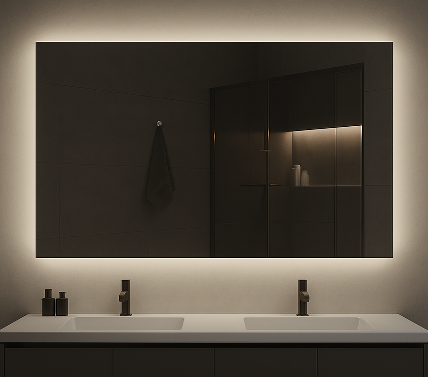 NEBULA PureGlow Backlit LED Vanity Mirror – Anti-Fog | 24–60"