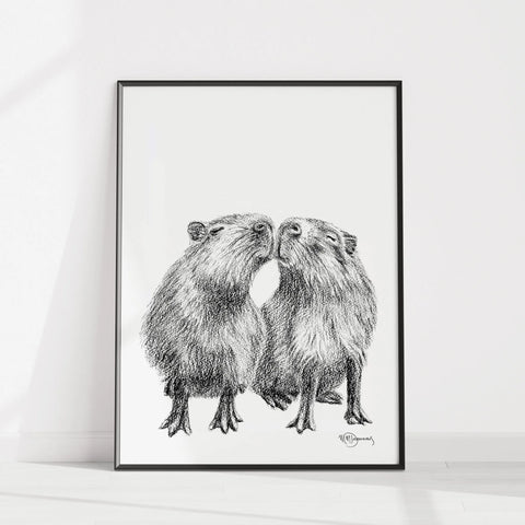 Capybaras Illustration LE NID atelier illustration art-noise.myshopify.com capybaras-illustration Capybaras Illustration LE NID atelier illustration art-noise.myshopify.com capybaras-illustration