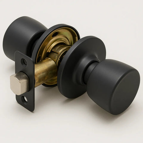  577 - Modern Tulip Style Interior Door Knob – Matte Black Finish Good Day Building Supply Inc.  art-noise.myshopify.com 577-modern-tulip-style-interior-door-knob-matte-black-finish