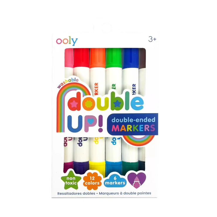 OOLY - Double Up! Double Ended Markers - Set of 6/12 Colors - Art Noise