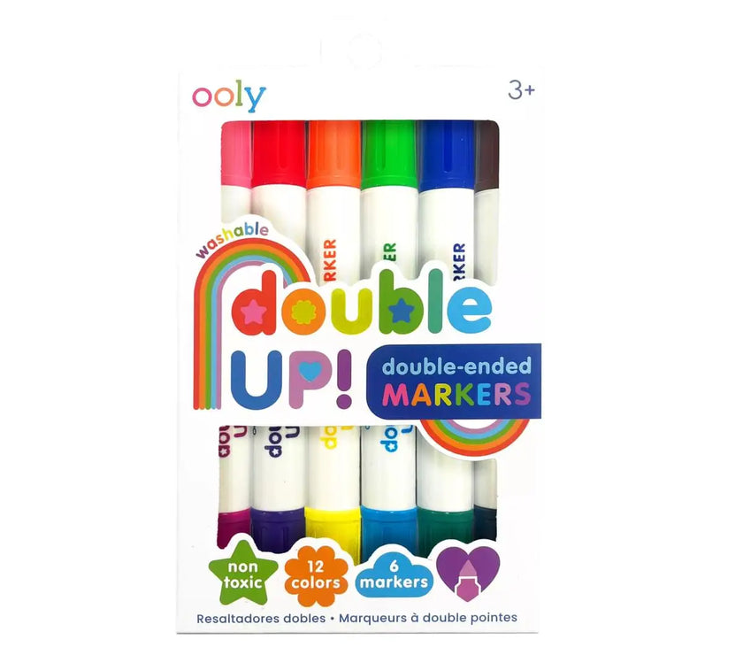 OOLY - Double Up! Double Ended Markers - Set of 6/12 Colors