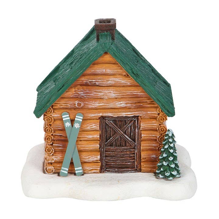 Winter Cabin Ski Chalet Incense Cone Holder Eloise and Oliver product_type art-noise.myshopify.com winter-cabin-ski-chalet-incense-cone-holder
