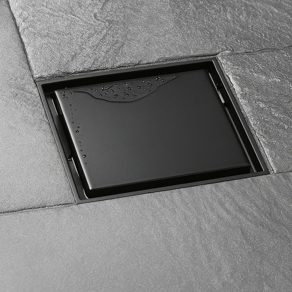  Architect Square Shower Drain – 6"x6", Tile-In or Grate Cover, 304 Stainless Good Day Building Supply Inc. Shower Drain art-noise.myshopify.com architect-square-shower-drain-6x6-tile-in-or-grate-cover-304-stainless