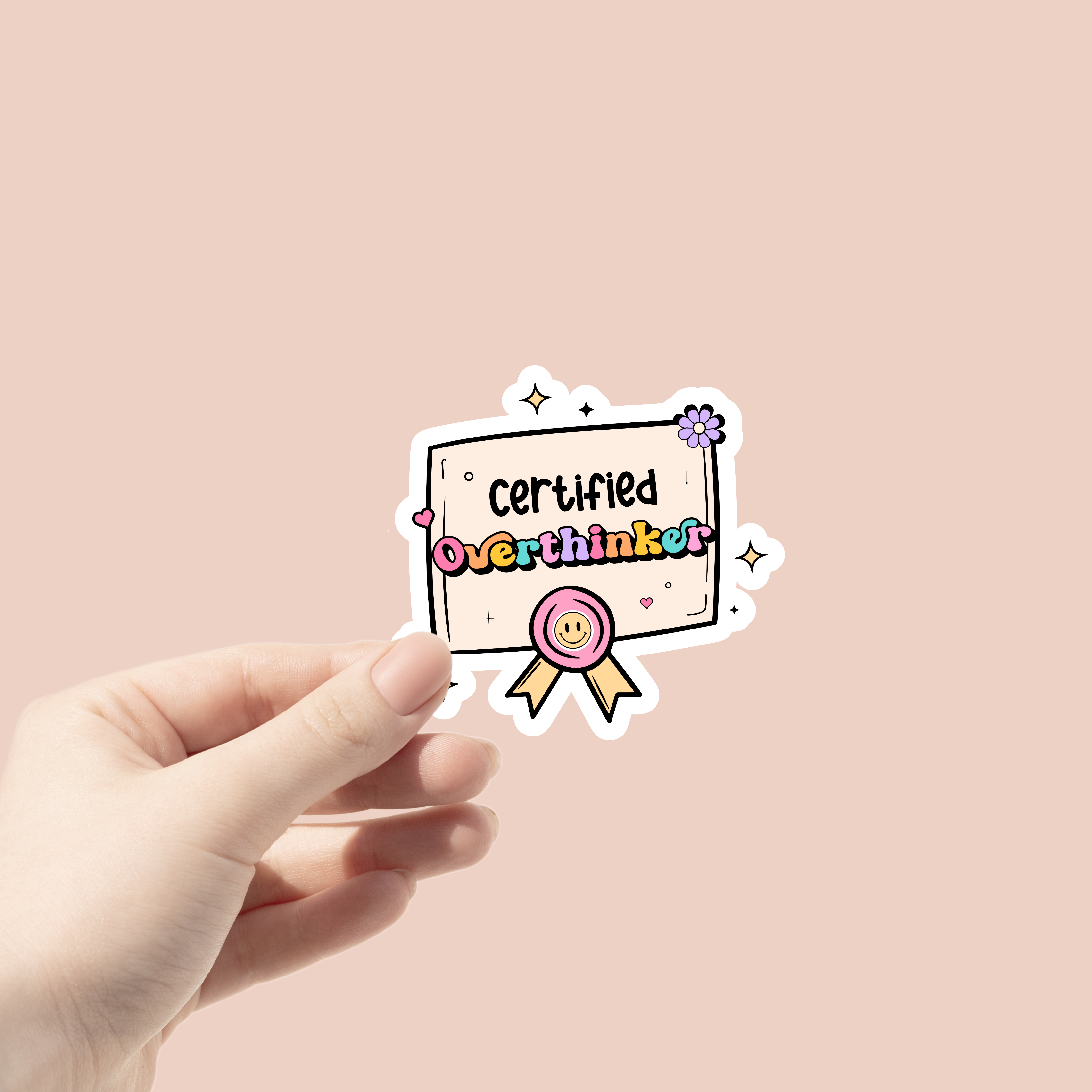 Certified overthinker Sticker