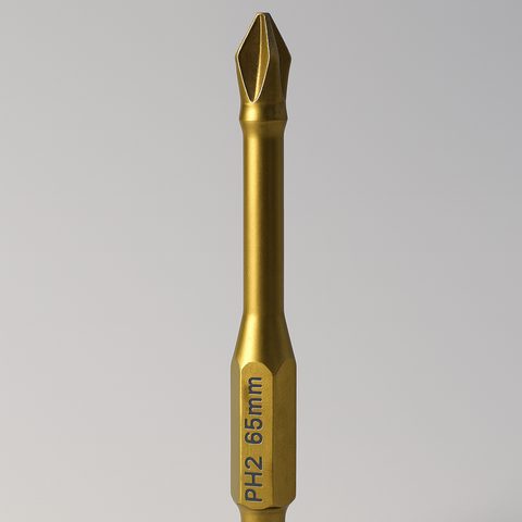 Anti-Slip Impact Driver Bits – 65mm Manganese Steel | 10-Pack