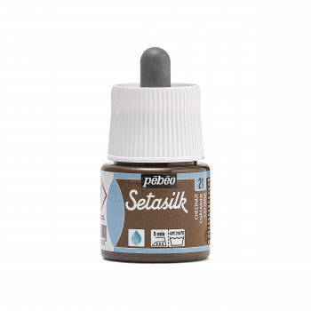 Setasilk - 45 ml Chestnut - Art Noise Setasilk - 45 ml Chestnut Pebeo Silk Paint art-noise.myshopify.com setasilk-45-ml-chestnut