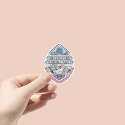 Christmas Polly's House Sticker Glitter Paper Scissors sticker art-noise.myshopify.com christmas-pollys-house-sticker