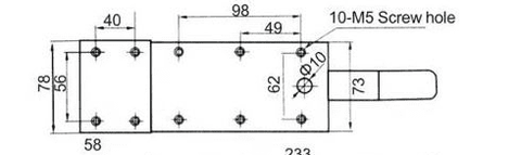 Byson Cold Room Door Handles and Locks - Chrome