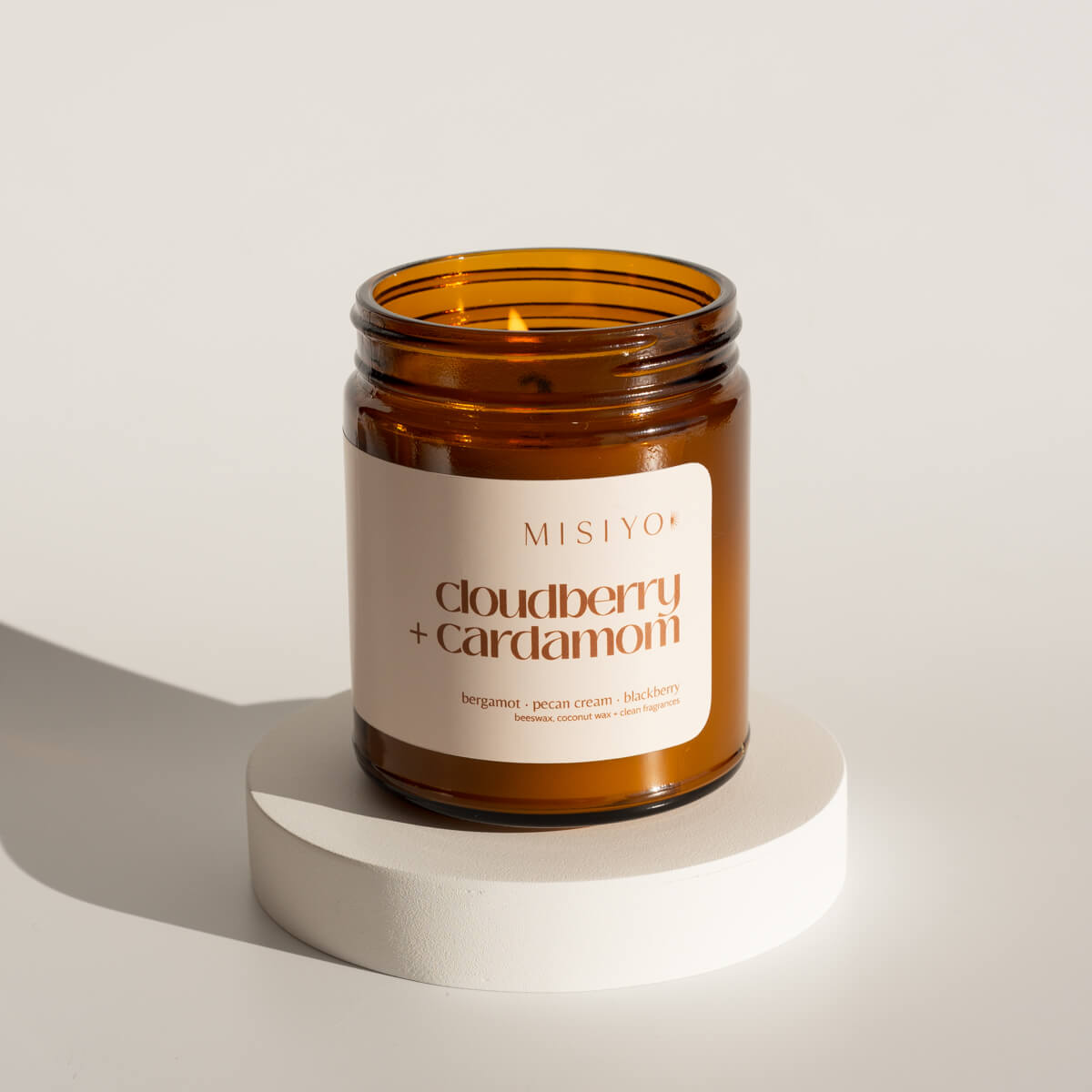 Cloudberry + Cardamom Candle Jar Misiyo Candle Co Candles art-noise.myshopify.com cloudberry-cardamom-candle-jar