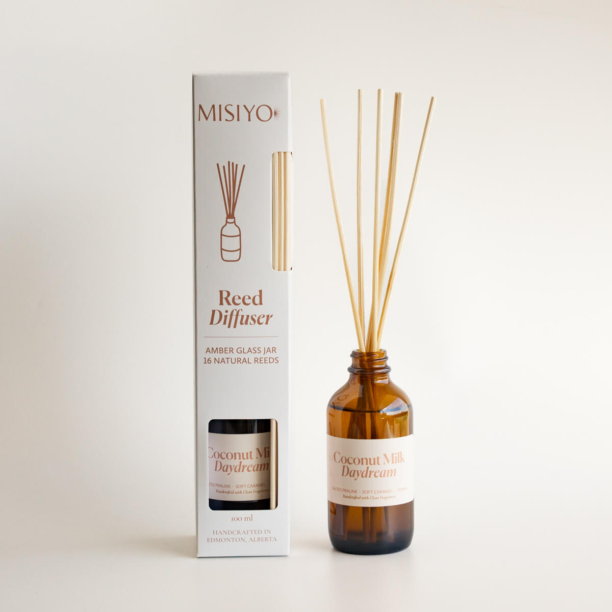 Coconut Milk Daydream Reed Diffuser Misiyo Candle Co Reed Diffusers art-noise.myshopify.com coconut-milk-daydream-reed-diffuser