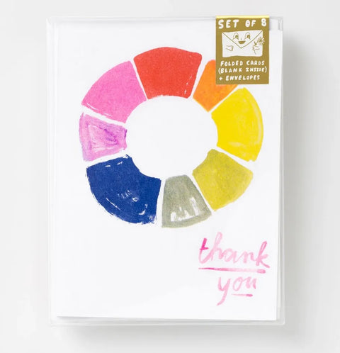 Yellow Owl Workshop - Set of 8 - Thank You Color Wheel Risograph Card - Art Noise Yellow Owl Workshop - Set of 8 - Thank You Color Wheel Risograph Card Yellow Owl Workshop Greeting & Note Cards art-noise.myshopify.com yellow-owl-workshop-set-of-8-thank-you-color-wheel-risograph-card