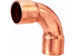 Byson Copper Equal Pipe Connectors - Elbow 90 degree