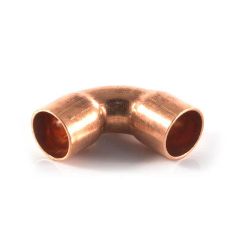 Byson Copper Equal Pipe Connectors - Elbow 90 degree