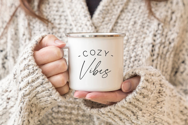 Cozy Vibes camper mug