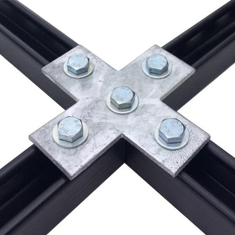 Byson Strut Cross Plate Connector - 5 hole