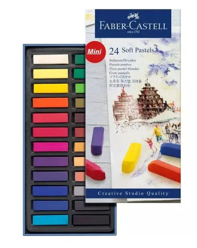 Faber-Castell - Creative Studio Mini Soft Pastels, Box of 24 - Art Noise Faber-Castell - Creative Studio Mini Soft Pastels, Box of 24 Art Noise product_type art-noise.myshopify.com faber-castell-creative-studio-mini-soft-pastels-box-of-24 Faber-Castell - Creative Studio Mini Soft Pastels, Box of 24 Art Noise  art-noise.myshopify.com faber-castell-creative-studio-mini-soft-pastels-box-of-24