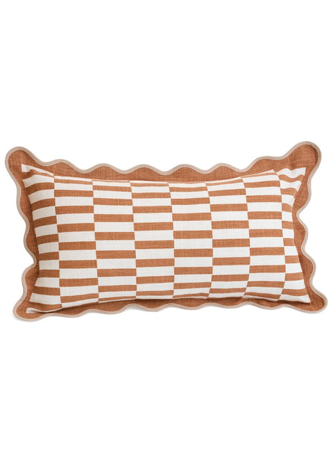 Cushion with Scallop Edge
