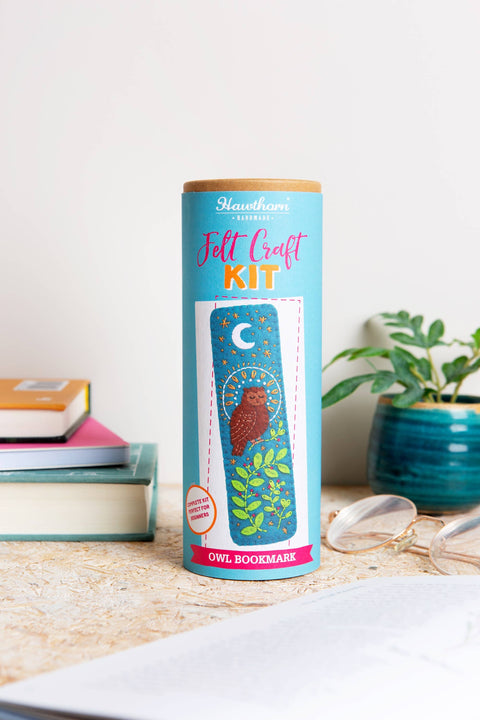Owl Bookmark Felt Craft Kit | Beginner Craft Kit for Adults