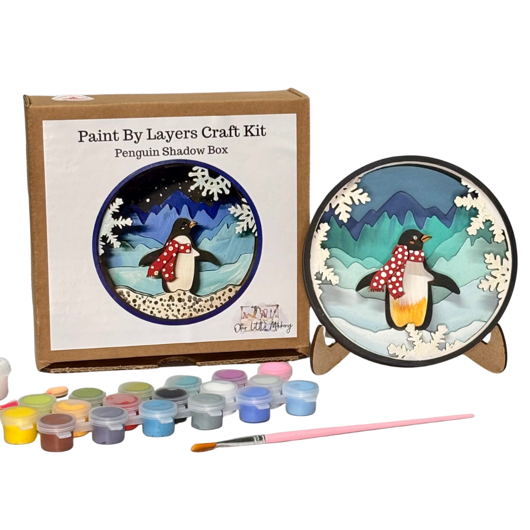 Penguin Shadow Box Kit
