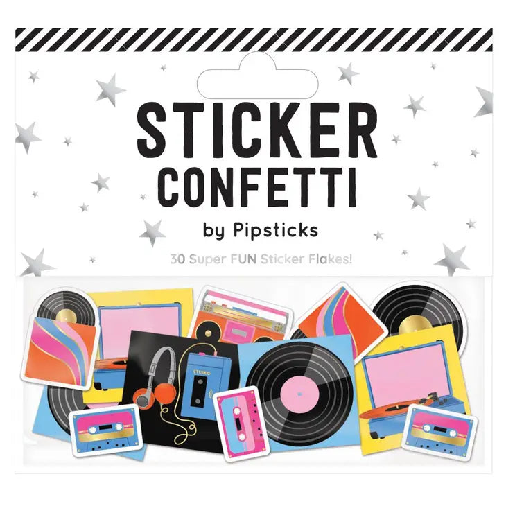 Pipsticks - Classic Rock Sticker Confetti - Art Noise