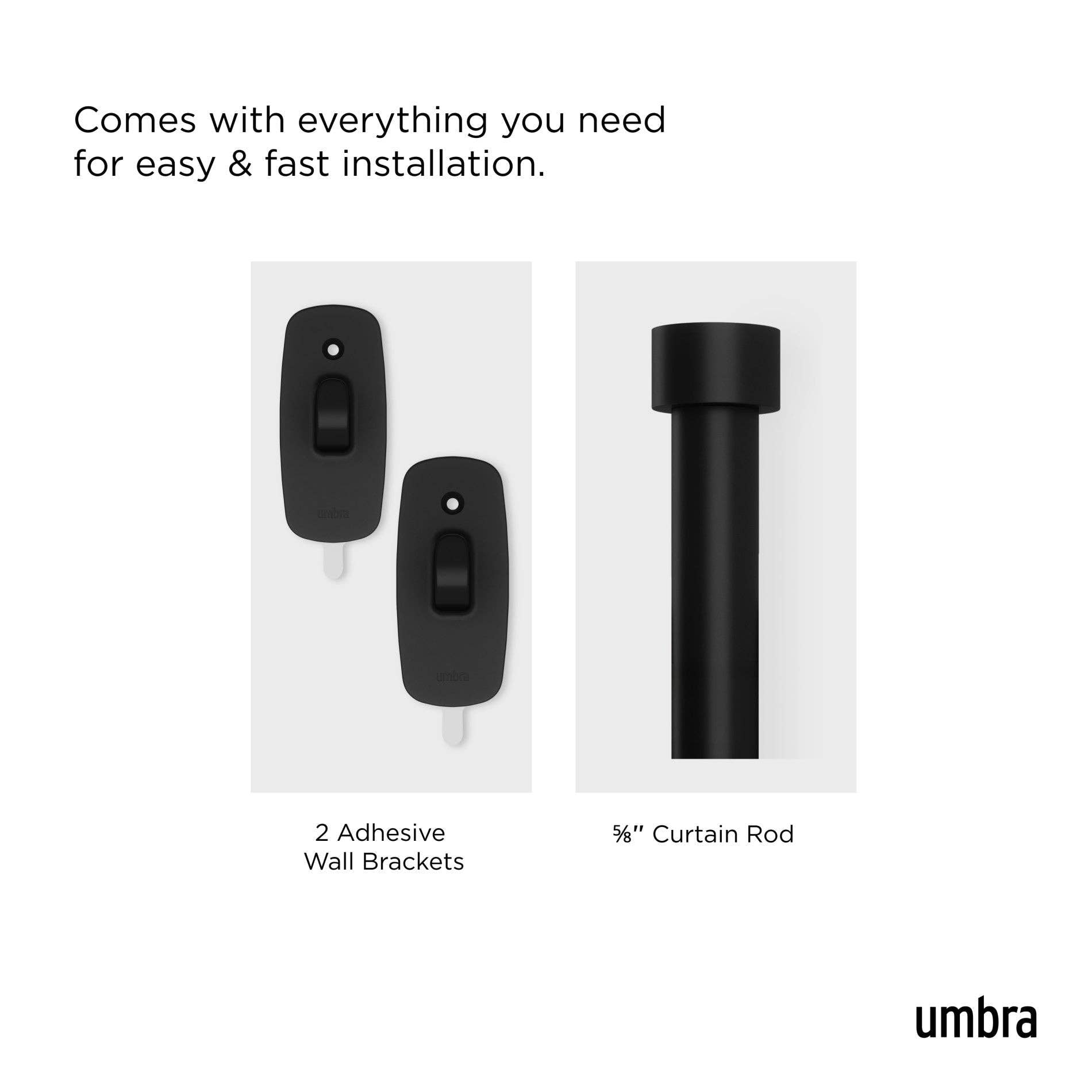 Cappa Adhera Curtain Rod
