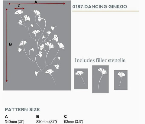 Dancing Ginkgo Wall Stencil Stencil Up Stencil art-noise.myshopify.com dancing-ginkgo-wall-stencil Dancing Ginkgo Wall Stencil Stencil Up Stencil art-noise.myshopify.com dancing-ginkgo-wall-stencil