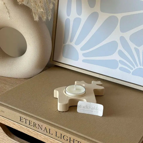 Holiday Reindeer Tealight Candle Holder | Holiday Season