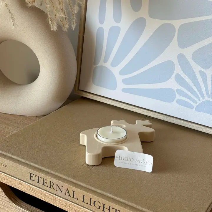 Holiday Reindeer Tealight Candle Holder | Holiday Season