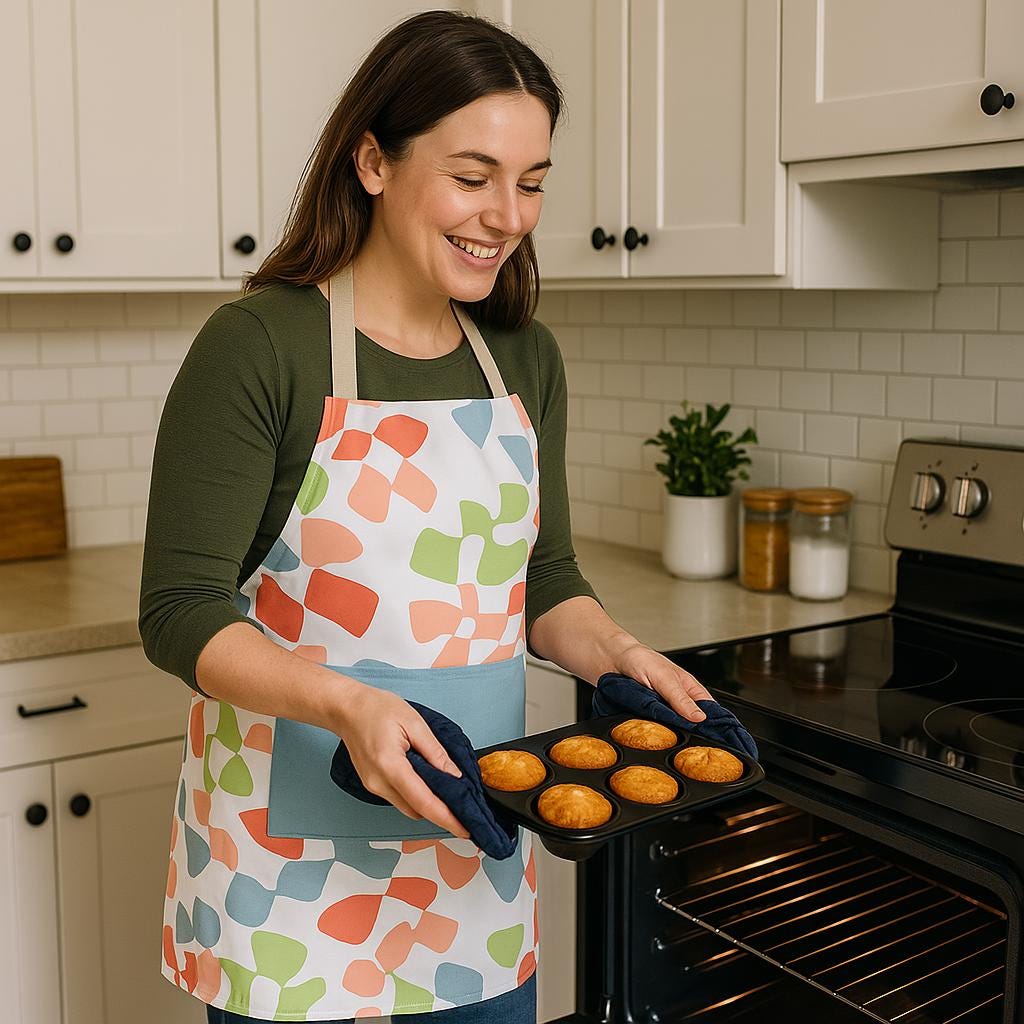 The Flutter: Washable Designer Cotton Apron
