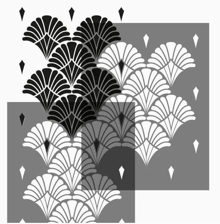 Shellback Stencile Deco Shell Craft Stencil | Art Noise