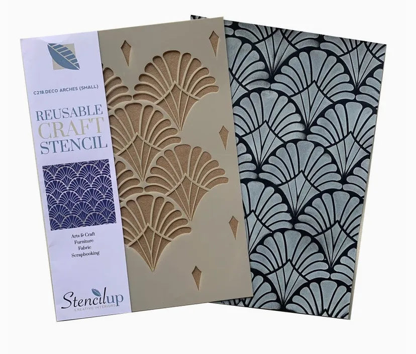 Shellback Stencile Deco Shell Craft Stencil | Art Noise