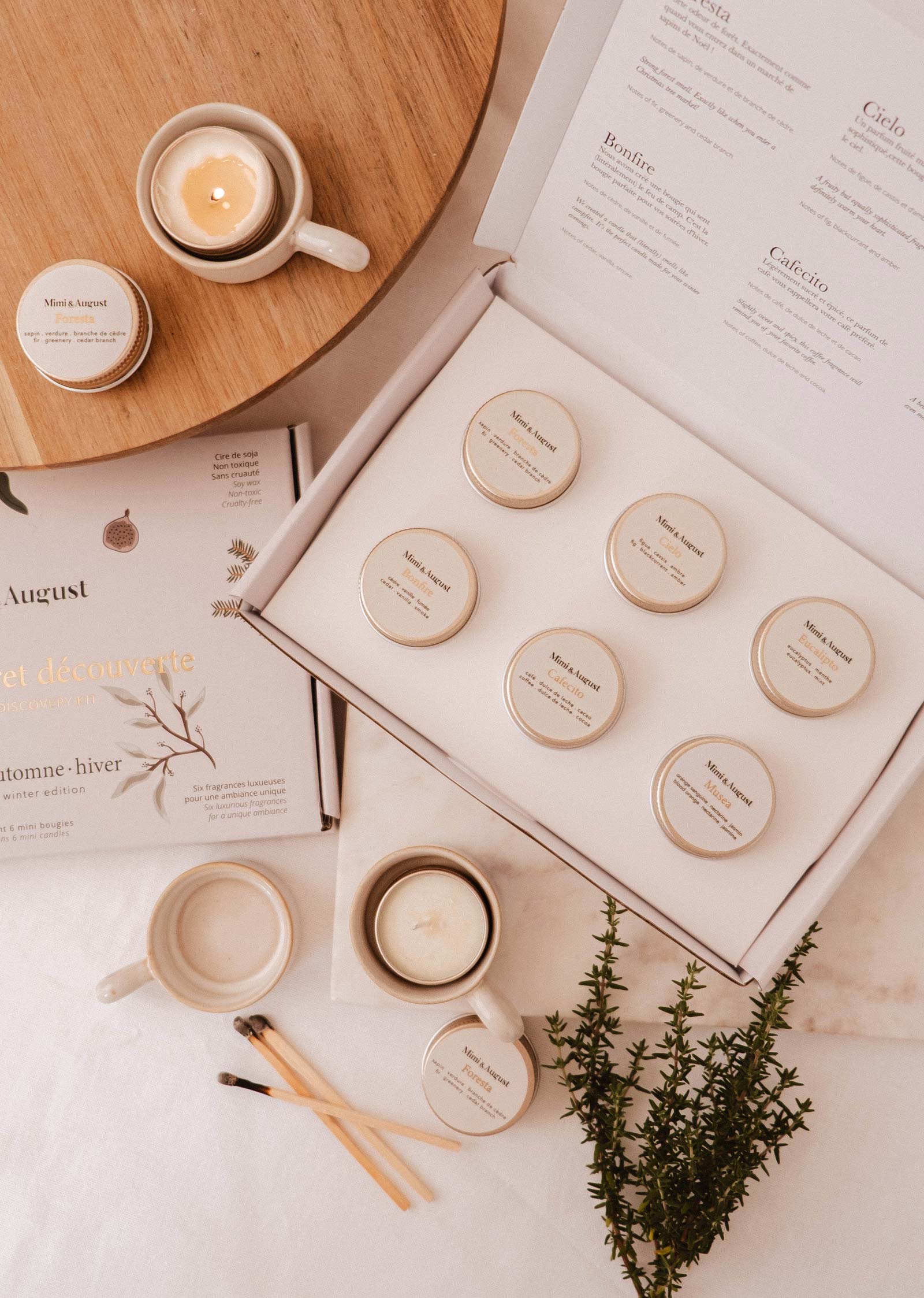 The Fall/Winter Discovery Kit Mimi & August Candles art-noise.myshopify.com the-fall-winter-discovery-kit