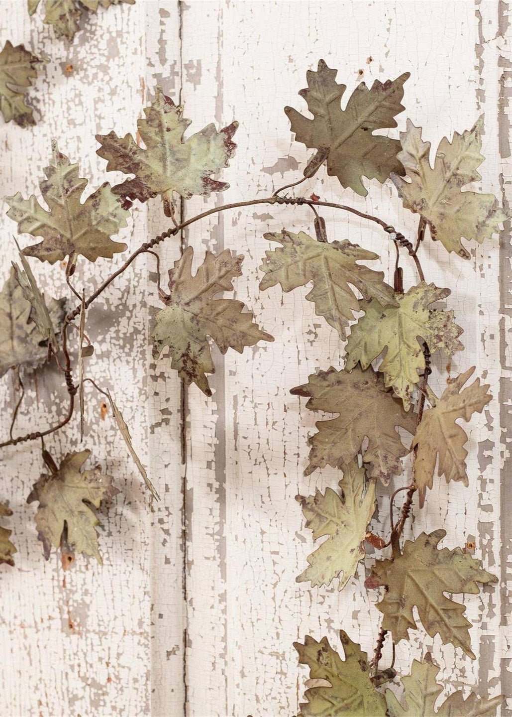 Distressed Maple Leaves Garland