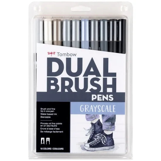Tombow - Dual Brush Pen Art Markers: Greyscale - 10-Pack - Art Noise Tombow - Dual Brush Pen Art Markers: Greyscale - 10-Pack Tombow Markers art-noise.myshopify.com tombow-dual-brush-pen-art-markers-greyscale-10-pack Tombow - Dual Brush Pen Art Markers: Greyscale - 10-Pack Tombow Markers art-noise.myshopify.com tombow-dual-brush-pen-art-markers-greyscale-10-pack