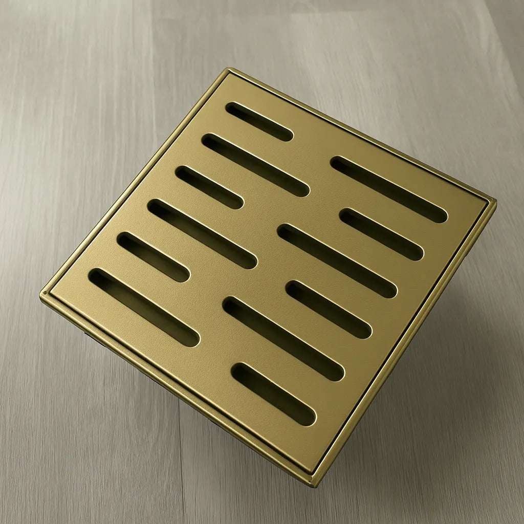  Architect Square Shower Drain – 6"x6", Tile-In or Grate Cover, 304 Stainless Good Day Building Supply Inc. Shower Drain art-noise.myshopify.com architect-square-shower-drain-6x6-tile-in-or-grate-cover-304-stainless