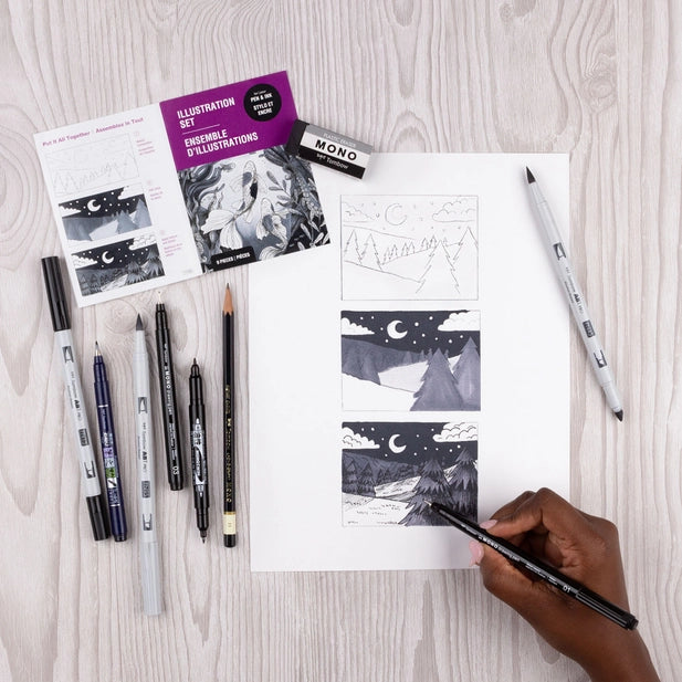 Tombow - Illustration Set - Art Noise
