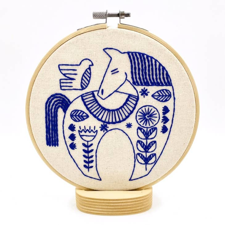 Hook, Line &amp; Tinker - Hygge Horse Embroidery Kit