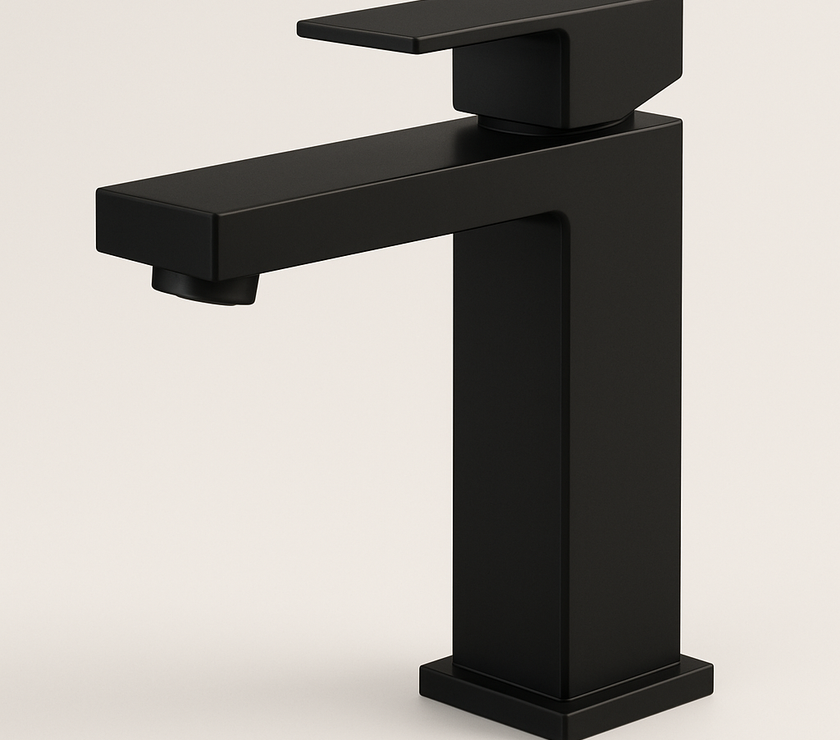 Architect Square Matte Black Bathroom Faucet – cUPC Certified