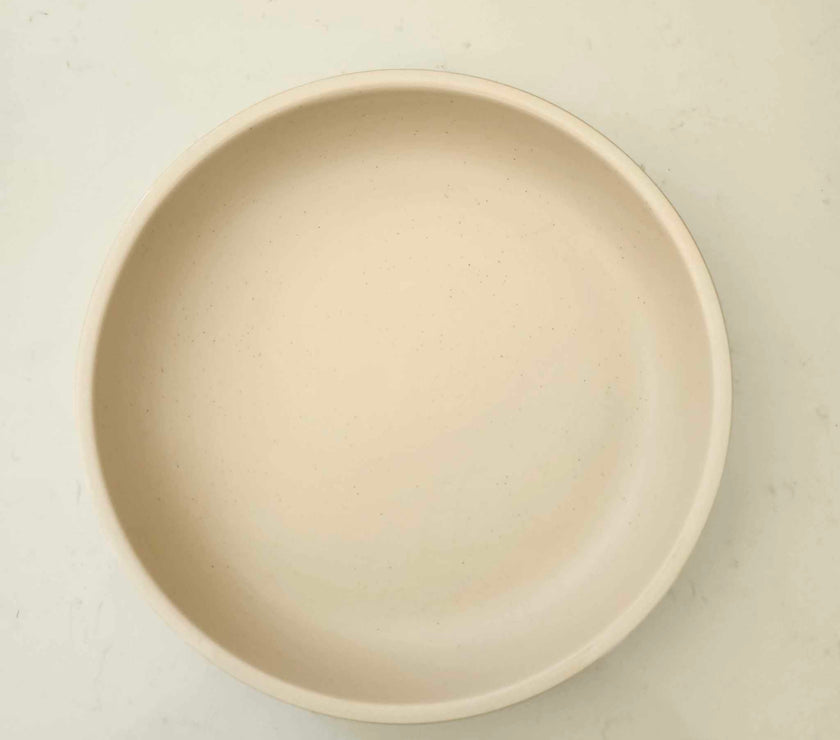 Vaisselles en céramique (blanc crème)