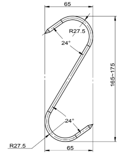 Byson Heavy Duty Hanging Pointed S Hooks