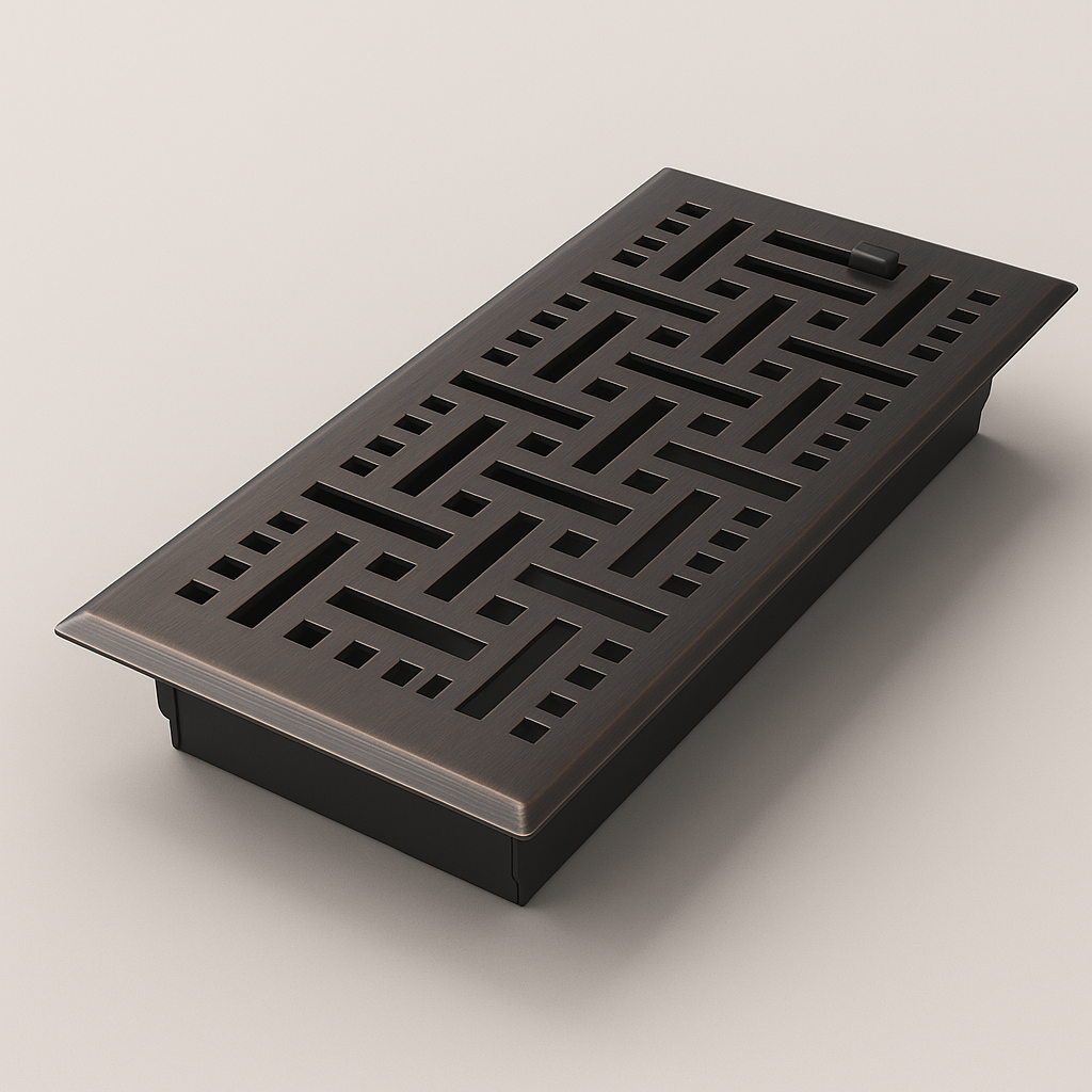 Decorative Floor Register | 4" x 10" Good Day Building Supply Inc. Floor Register art-noise.myshopify.com decorative-floor-register-4-x-10