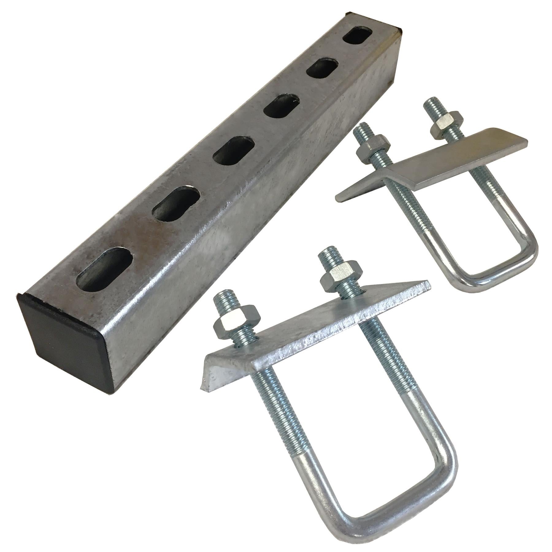 Byson Strut U-Bolt 1-5/8in & Bracket M10 (3/8in) - Stainless Steel
