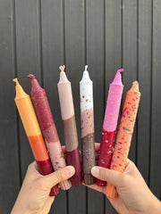 Individual Taper Candles - Autumn Colours