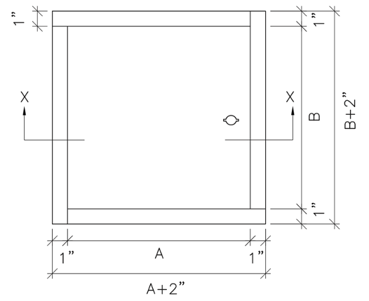 Byson Steel Access Panels - ULC Fire Rated, Ceiling & Wall