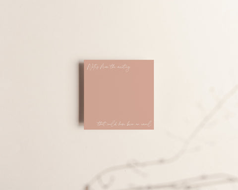 Notes from a meeting... Sticky Notes Creativien Paper Goods art-noise.myshopify.com notes-from-a-meeting-sticky-notes